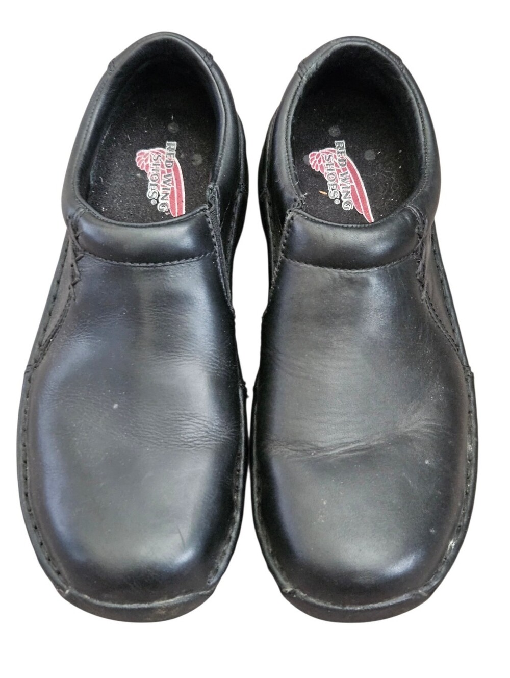 Red Wing Style 1620 Women's Black Slip On Work Utility Clogs Steel Toe Sz 7.5
